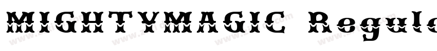 MIGHTYMAGIC Regular字体转换